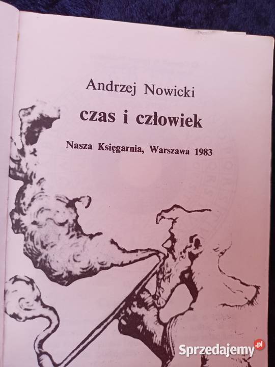Czas i człowiek Nowicki książki Warszawa sprzedam