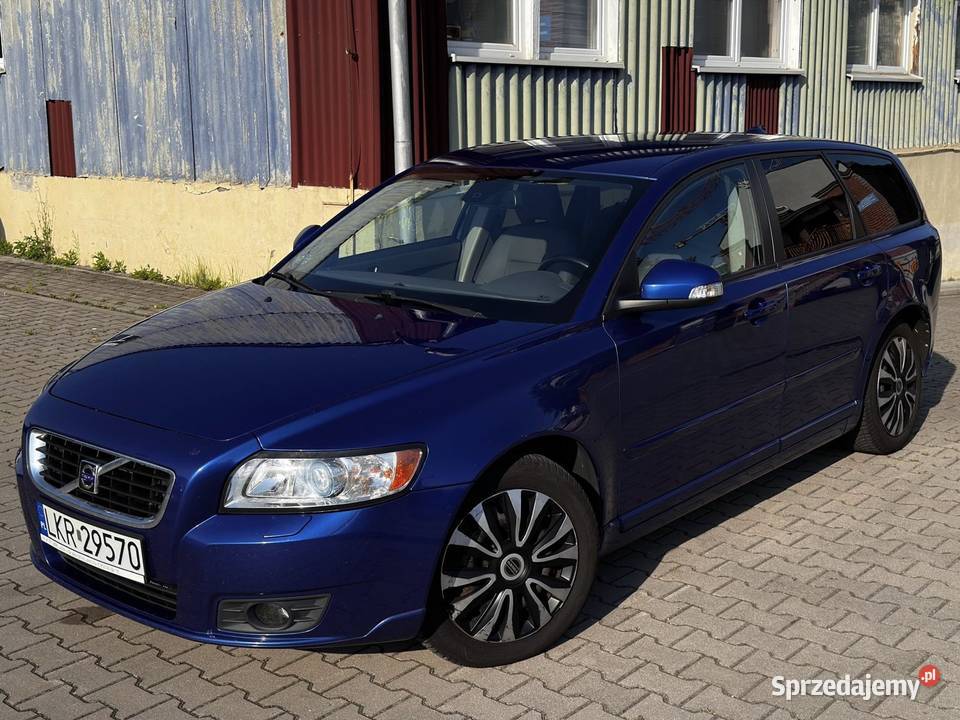 Volvo V50 20d Salon polska caly w oryginale 2010 elektrochrom. lusterko wst. dolnośląskie Wrocław sprzedam