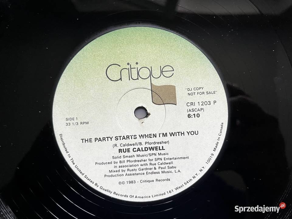 Rue Caldwell The Party Starts When Im With You Błażejowice