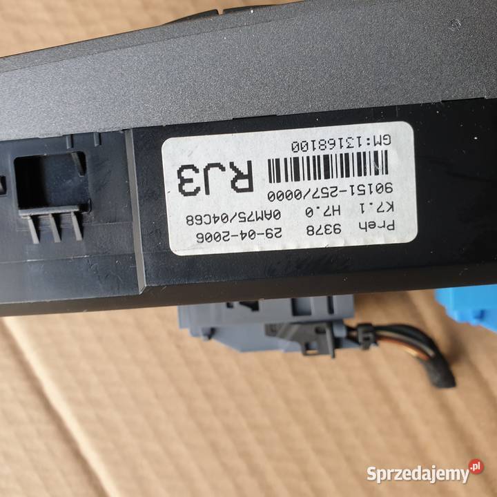 OPEL ZAFIRA B II PANEL NAWIEWU KLIMATYZACJI Pozostałe Łochowice