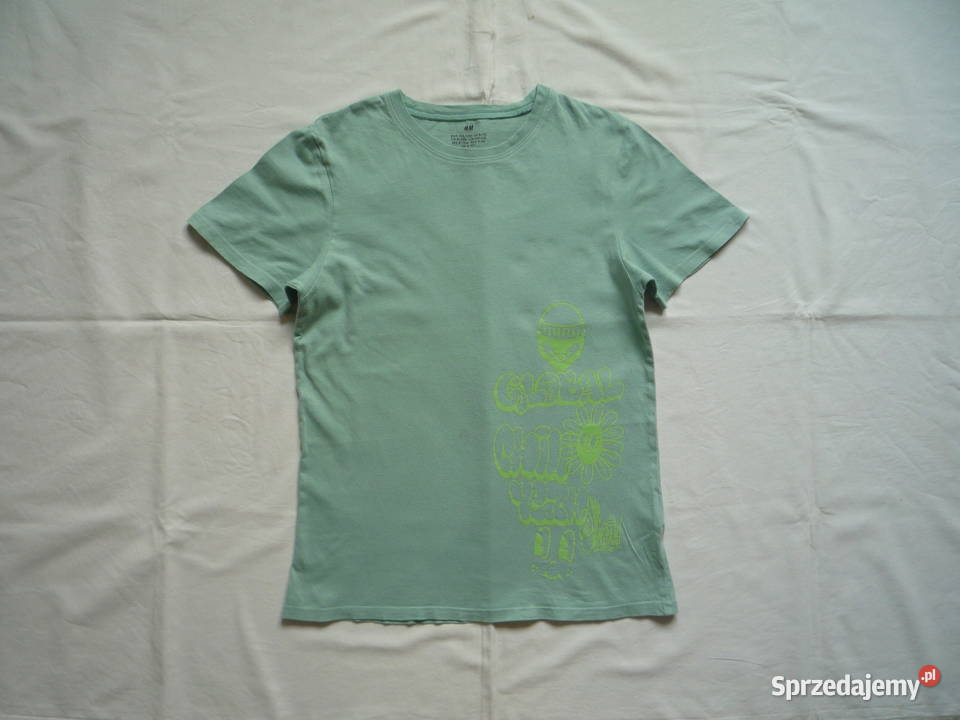 HM r 134140 Niebieska Koszulka z seledynowym zachodniopomorskie Szczecin