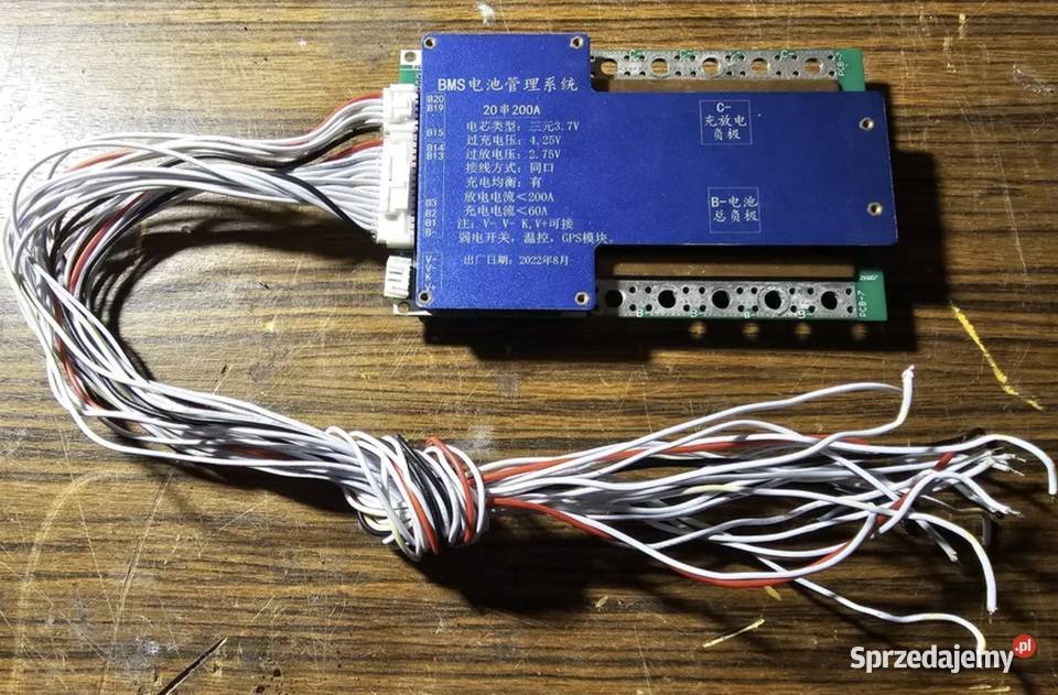 BMS zabezpieczenie baterii 20S 200A 72V 84V Bieliny