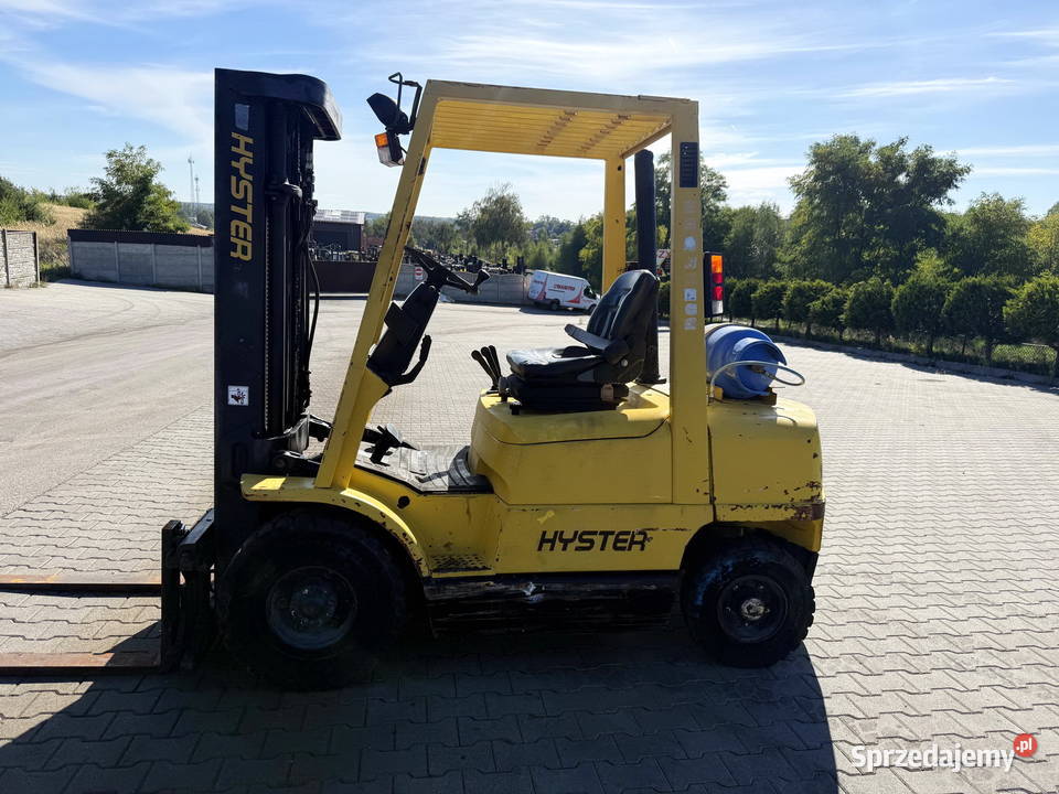 wózek widłowy LPG HYSTER H250XM 2500 Triplex łódzkie sprzedam
