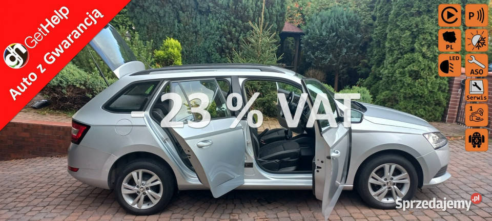 koda Fabia 21 netto FV23 10 TSI 95 Salon światła przeciwmgielne pomorskie Gdańsk sprzedam