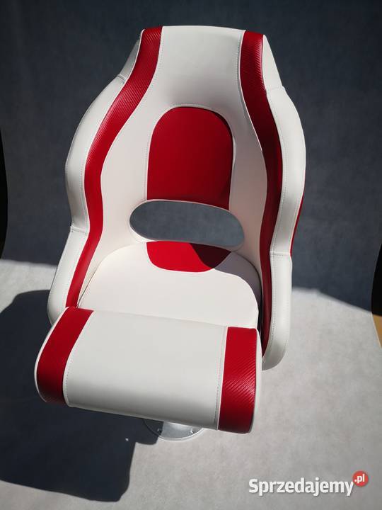 Fotel kapitański kubełkowy do łodzi noga z Olkusz