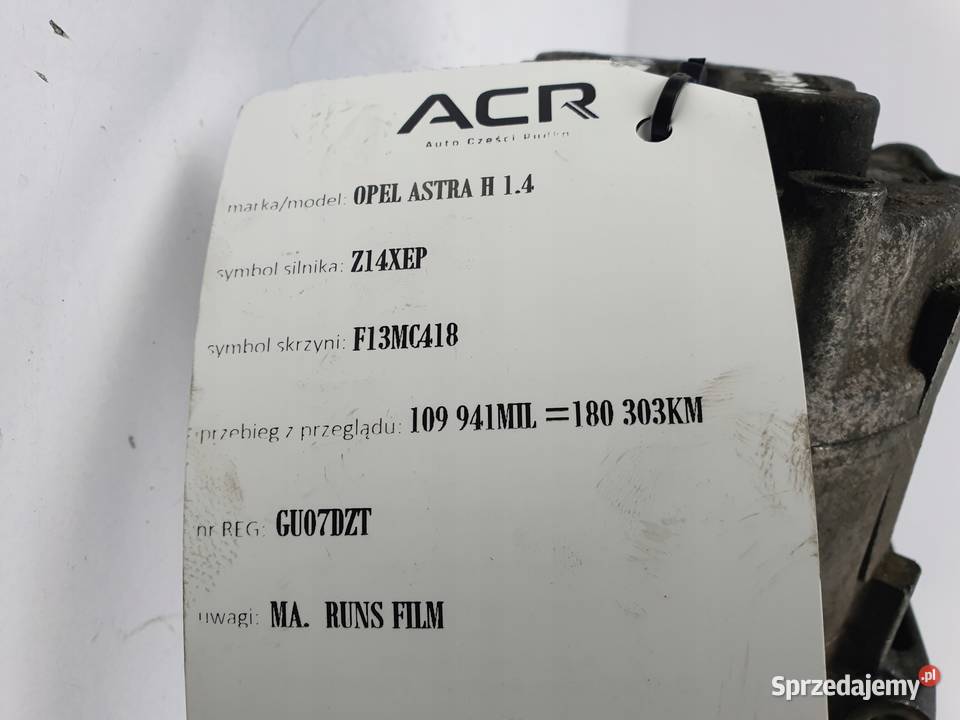 SPRĘŻARKA KLIMATYZACJI Opel Astra III H 14 16V Chełm sprzedam