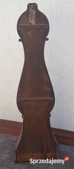 Zegar podłogowy biedermeier XIX wiek sygnowany Antyki, Sztuka, Kolekcje Orneta