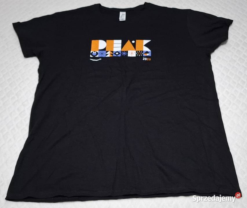 Koszulka krótki rękaw Tshirt czarna Amazon Sols Odzież codzienna śląskie Czeladź