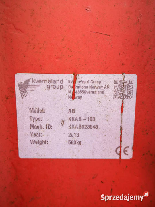 Pług Kverneland AB 100 3skibowy Resor 2013 IDEAŁ kujawsko-pomorskie Brodnica