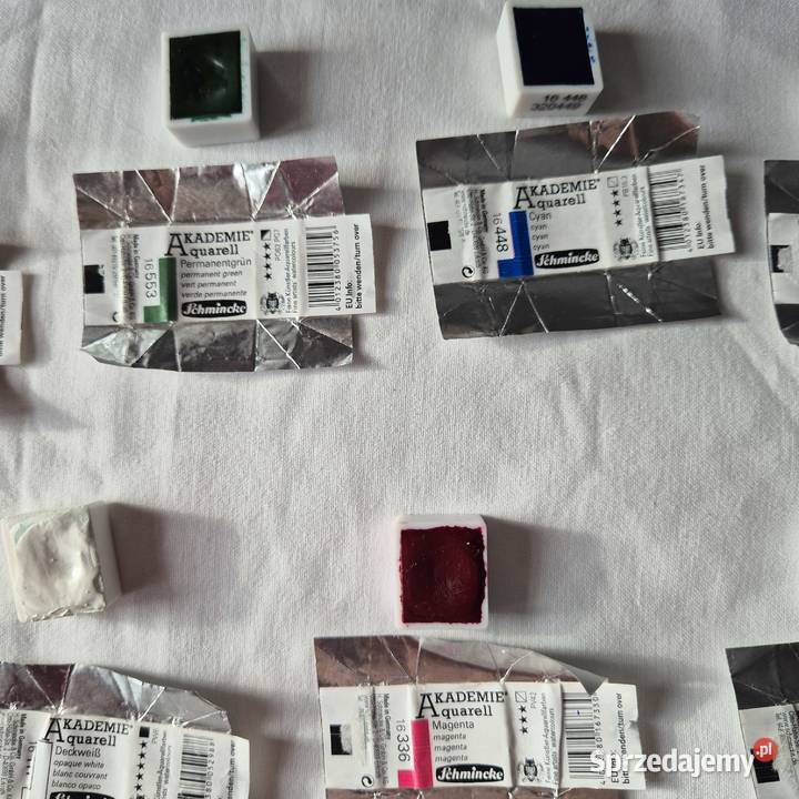 Schmincke akwarele 8 sztuk z serii Akademie Brzesko