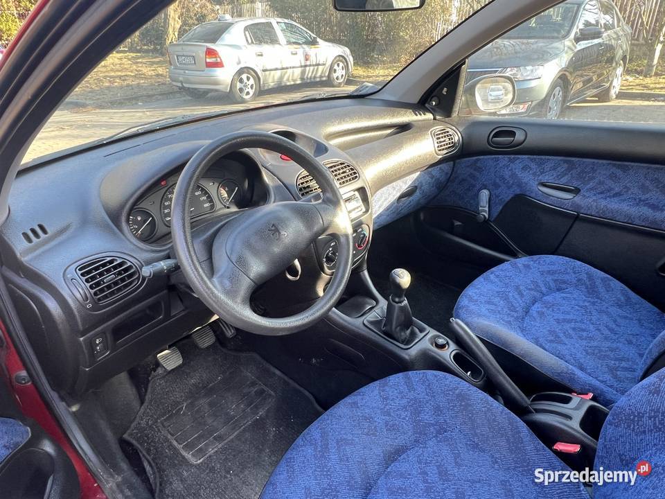 peugeot 206 11 1999 mazowieckie Warszawa
