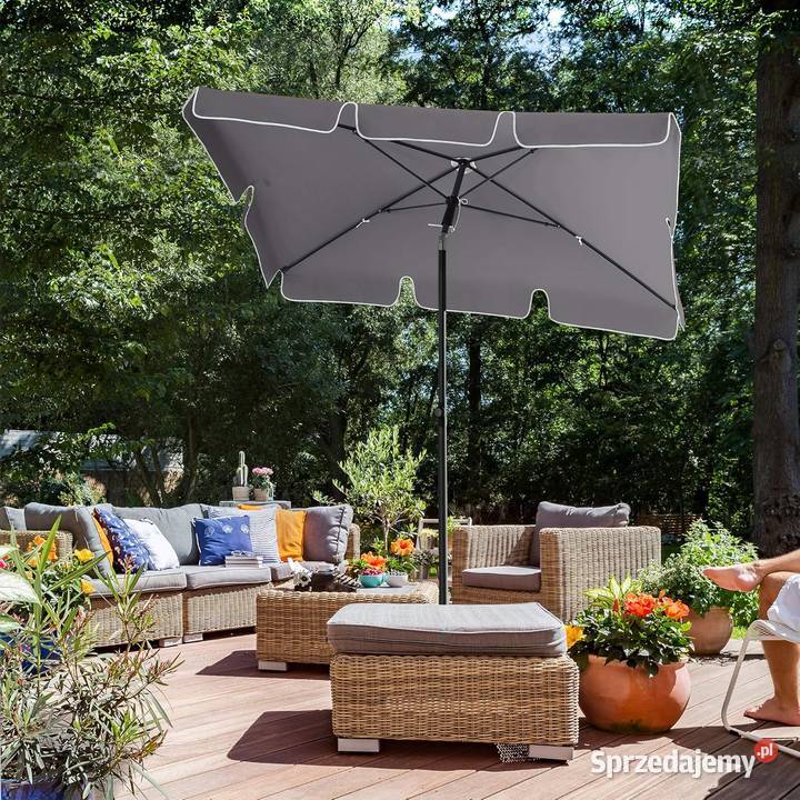 Parasol przeciwsłoneczny prostokątny 200 x 125 Wyrzeka
