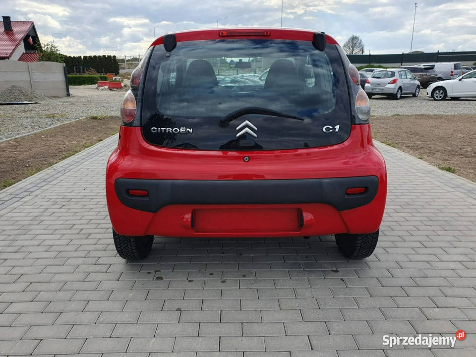 Citroen C1 Lift 10 Benzyna 2011r Małe Miejskie Strobice