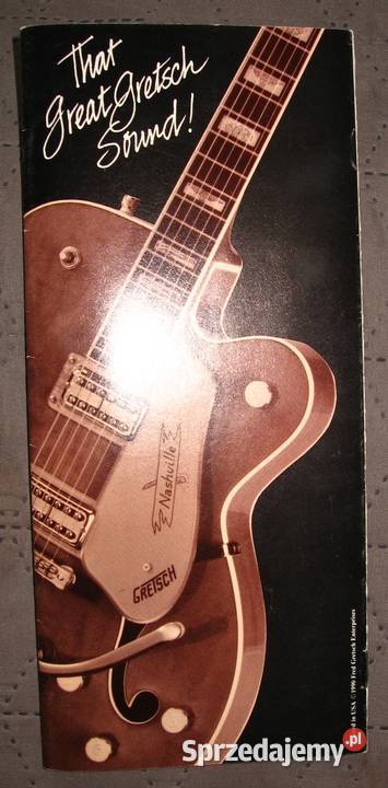 Gretsch 1990 katalog gitar Kępice