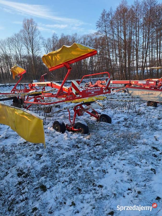 Zgrabiarki dwukaruzelowe pottinger krone Fella Łomża