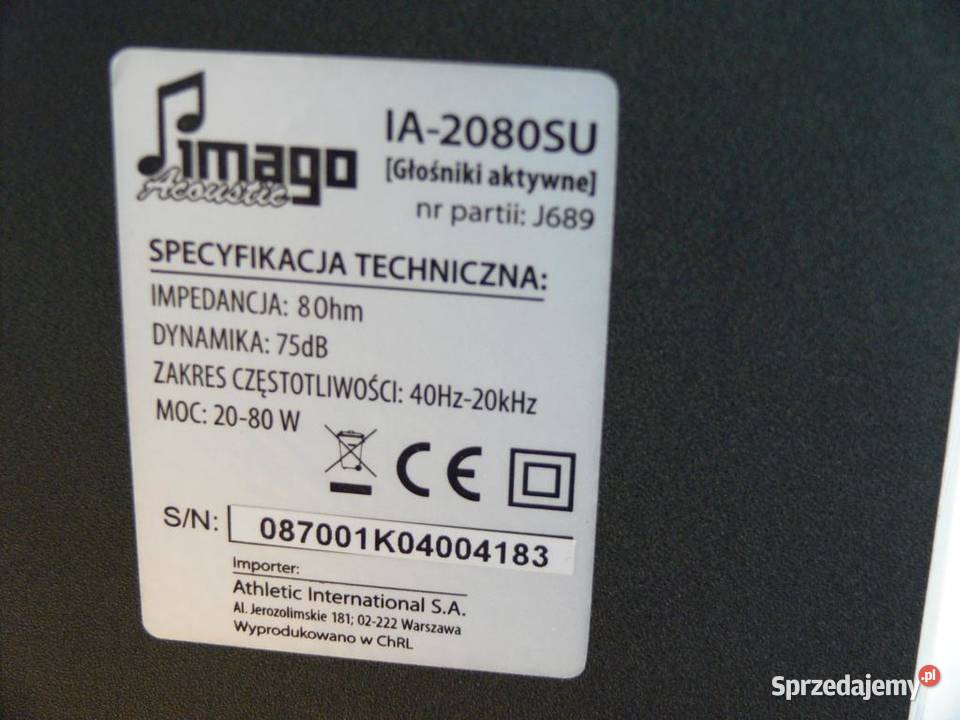Kolumny aktywne USB AUX 2 X 80 wat DOSTAWA Wzmacniacze i pokrewne Jasło