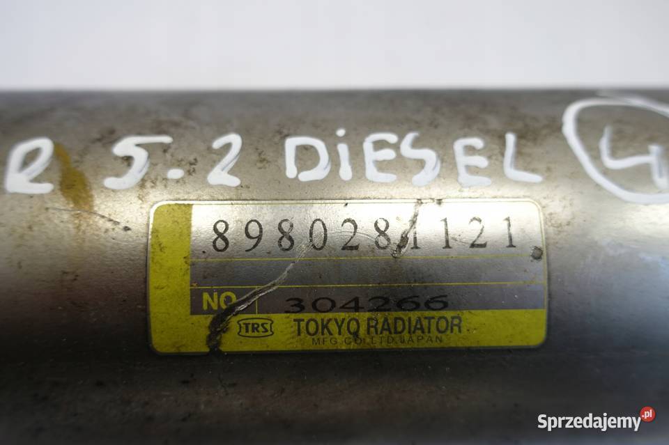 Isuzu NQR 52 D CHŁODNICZKA SPALIN EGR 304266 osobowe lubelskie Chełm