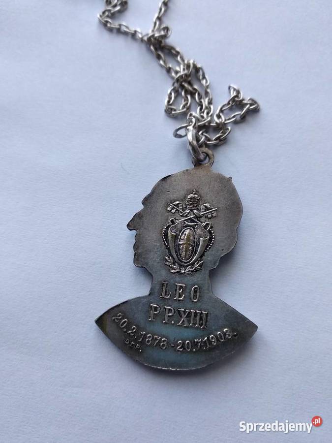 medalik z popiersiem papieża wielkopolskie