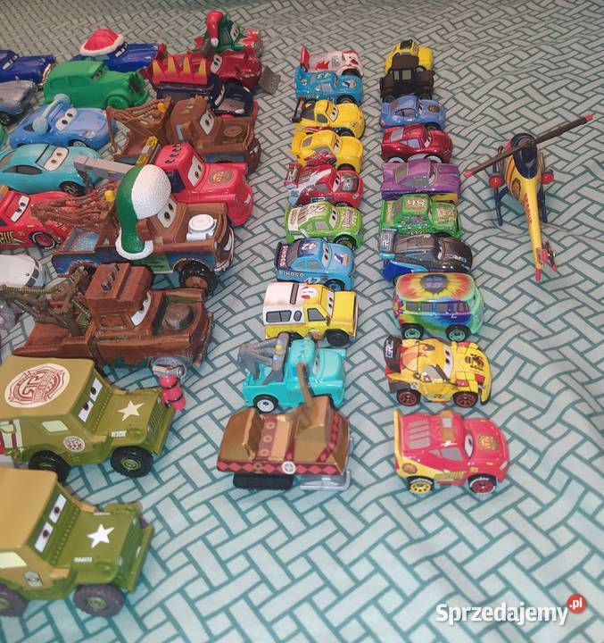 Disney Pixar Cars Auta 66 sztuki Mattel Gdańsk sprzedam