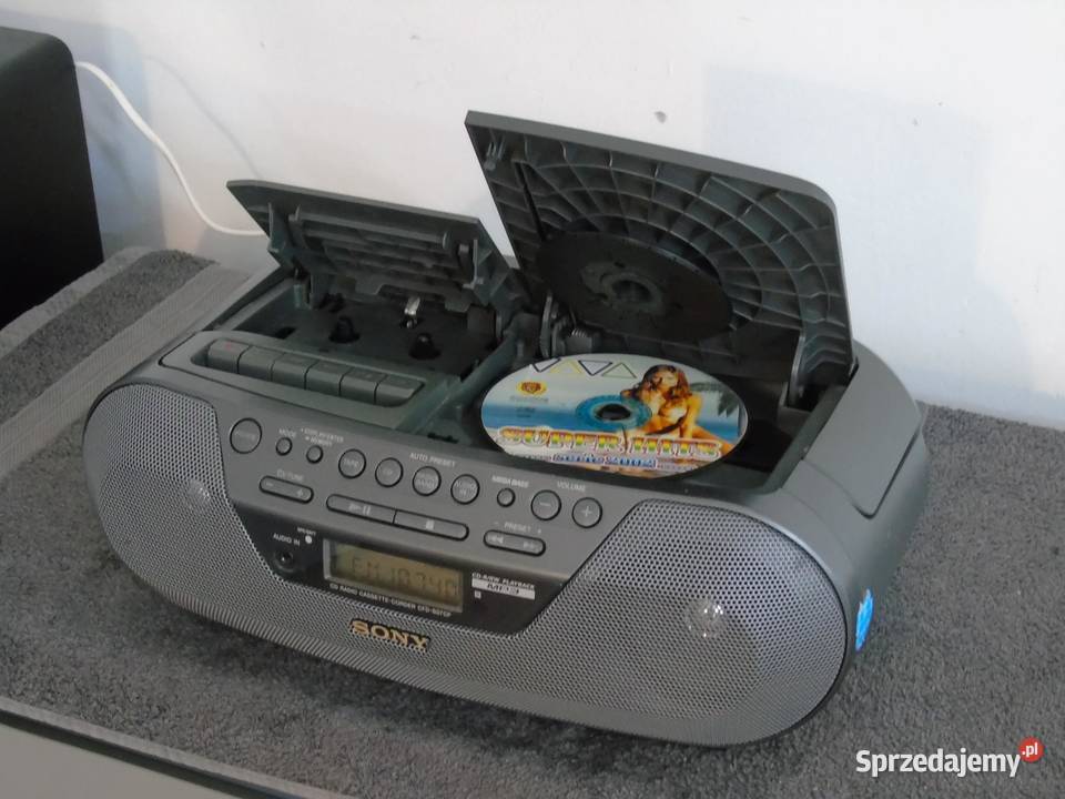 Radio odtwarzacz z CD mp3 AUX Sony CFDS07 Radioodtwarzacze