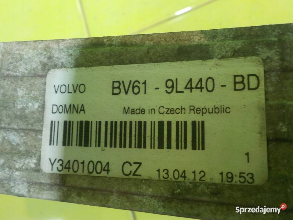 VOLVO S60 II V60 I 16 B AUT 12r intercooler osobowe Chłodnice powietrza (intercoolery)