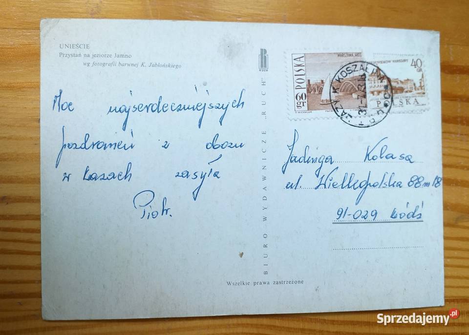 UNIEŚCIE PRZYSTAŃ NA JEZIORZE JAMNO FOT lubelskie Piszczac sprzedam