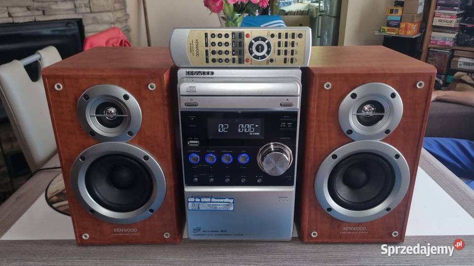 Mikrowieża HiFi Kenwood M505 USB CD MP3 Kaseta z Warta