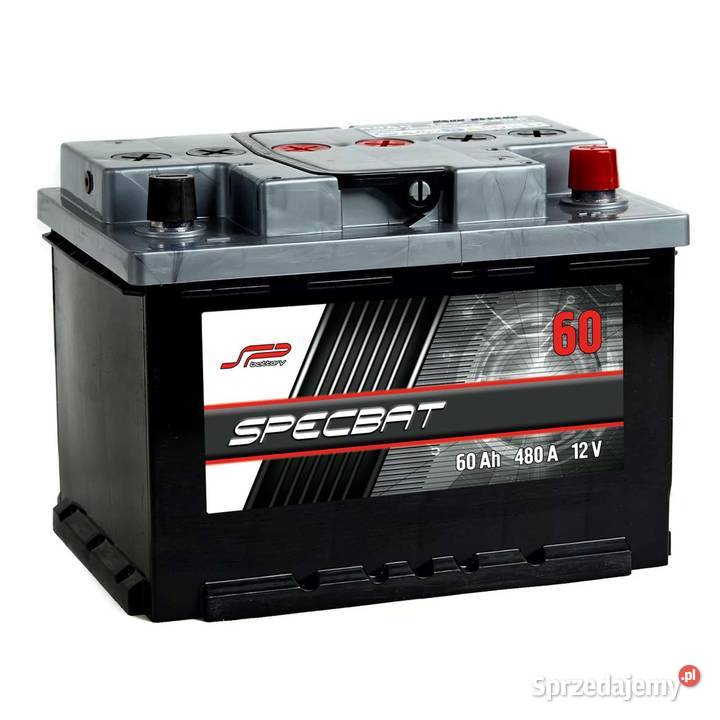 Akumulator SPECBAT 60Ah 480A EN PRAWY PLUS Układ elektryczny