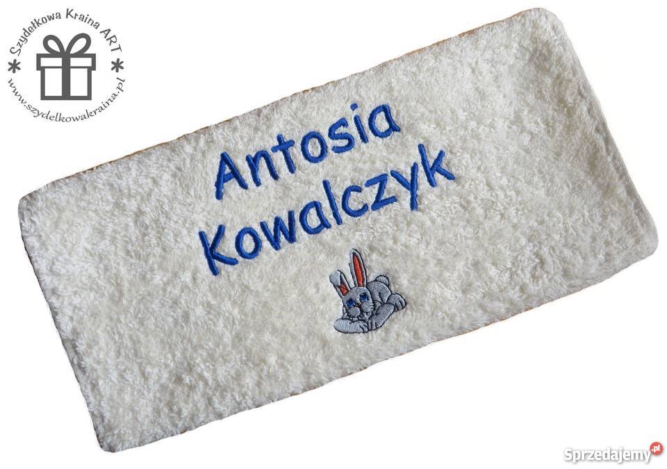 Ręcznik z IMIENIEM DZIECKA napis PREZENT Ręczniki kujawsko-pomorskie Toruń