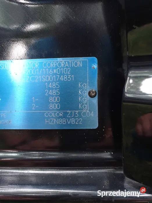 Suzuki Swift 15 automatyczna mazowieckie Kościelna Góra sprzedam