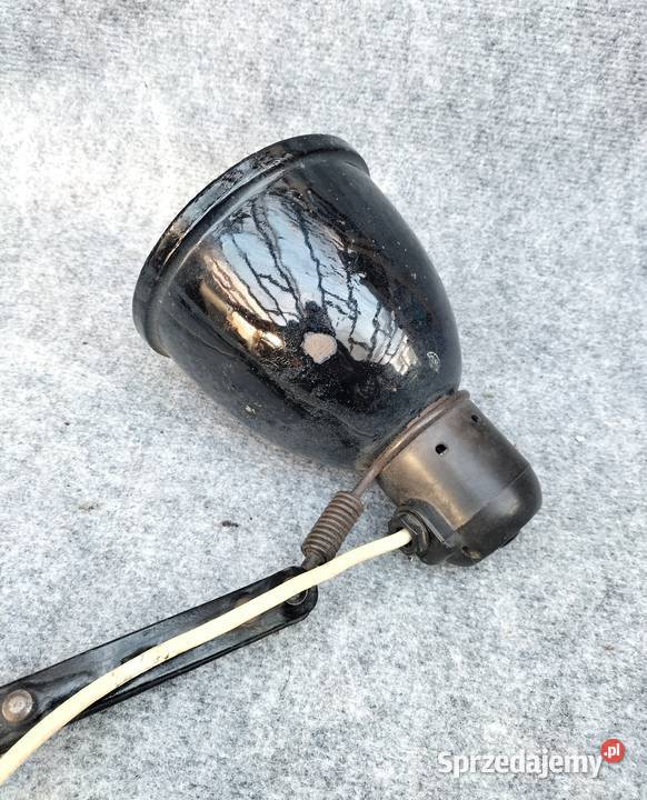 Stra lampa industrialna warsztatowa loft vintage wielkopolskie