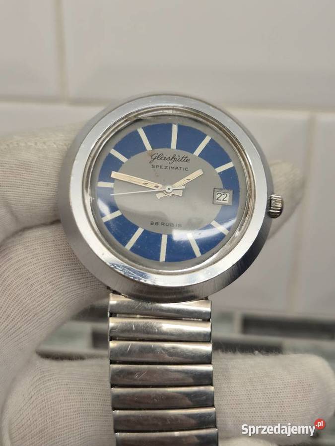 Duży męski Glashutte Spezimatic Męskie Zegarki i Biżuteria Chorzów