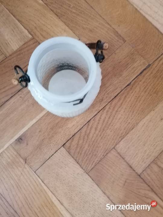 Lampion z drewnianą rączką Oświetlenie Gdańsk