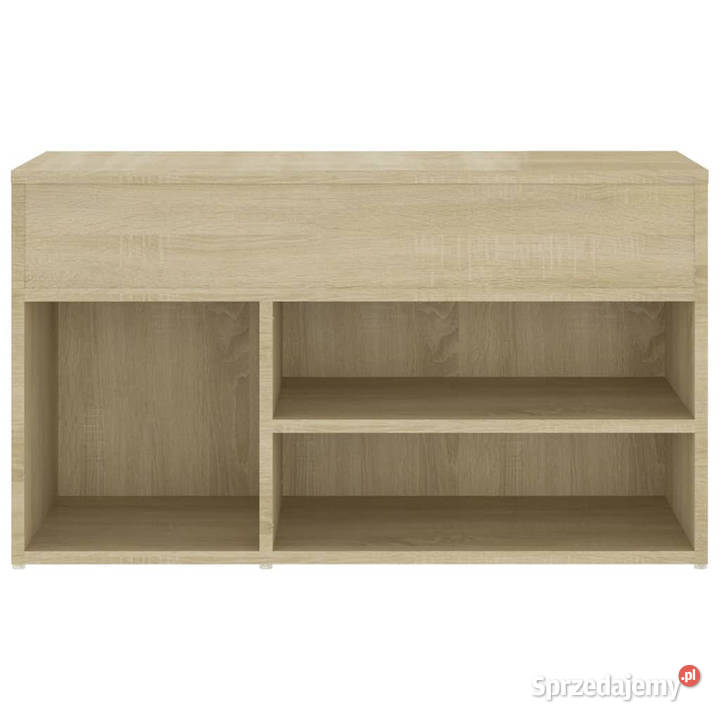 Ławka z miejscem na buty dąb sonoma 80x30x45 mazowieckie Warszawa