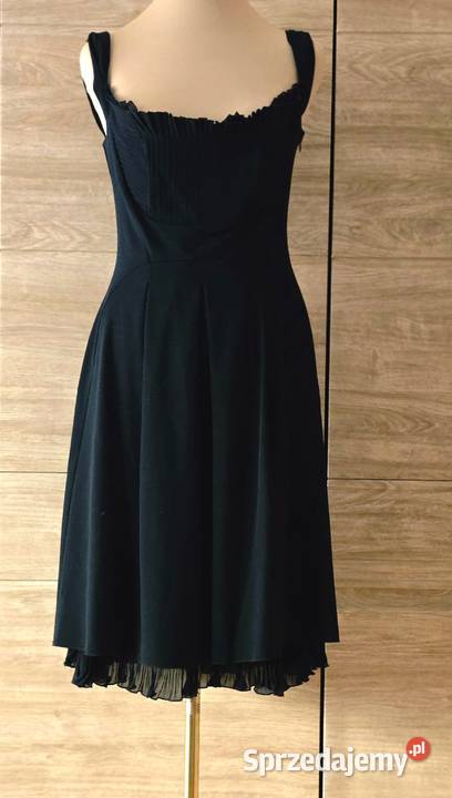 Sukienka koktajlowa SPORTMAX ITALY czarna r M Spódnice i sukienki Gdańsk