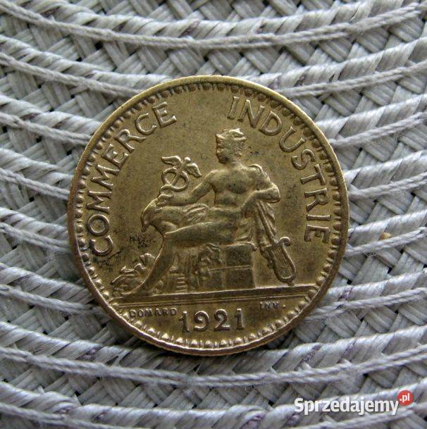 Francja 1 Frank 1921r Bon Pour Kalisz