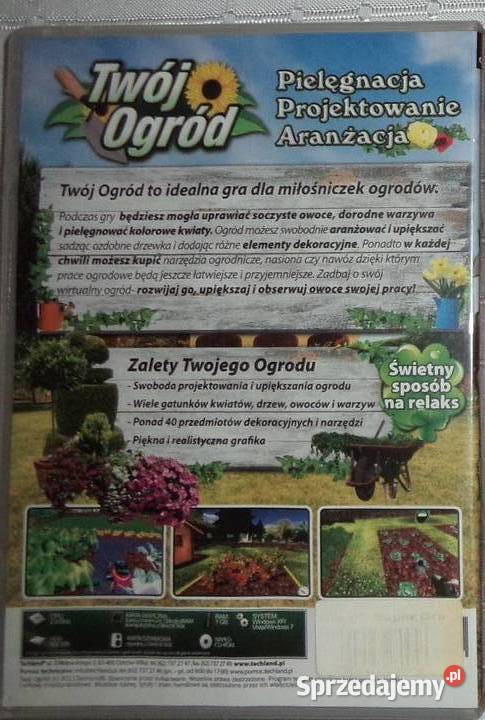 gra Twój ogród zafoliowanaPC CDROMretro gra Rzeszów