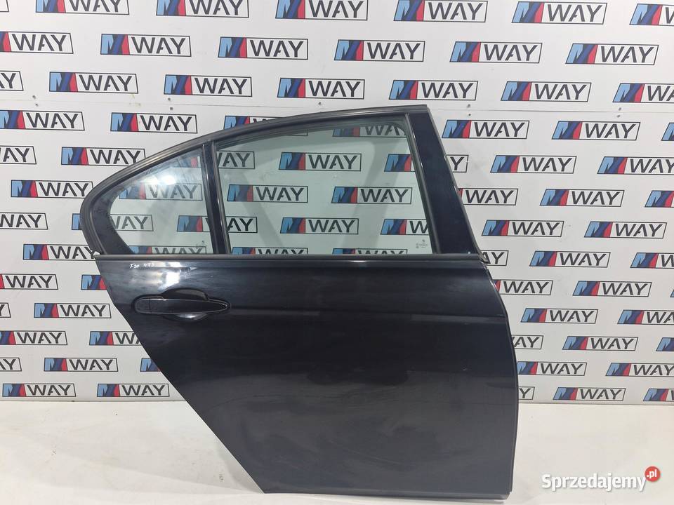 BMW 3 F30 DRZWI PRAWY TYŁ TYLNE PRAWE 475 BLACK dolnośląskie