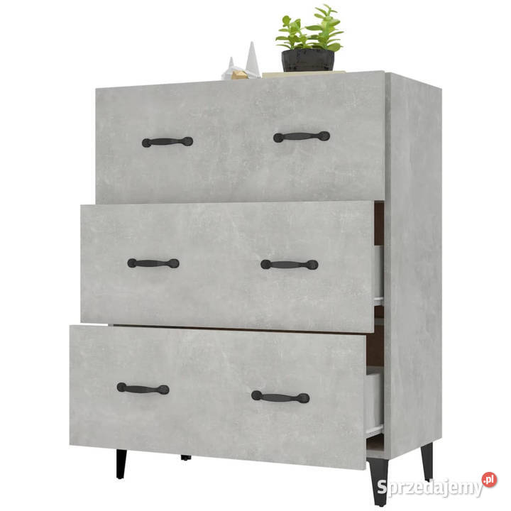 Szafka szarość betonu 695x34x90 materiał Warszawa