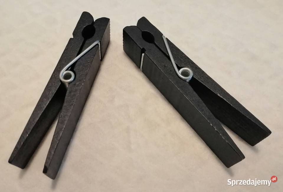 Drewniany spinacz dekoracyjny zacisk klamra 15 Wyposażenie wnętrz śląskie Czeladź