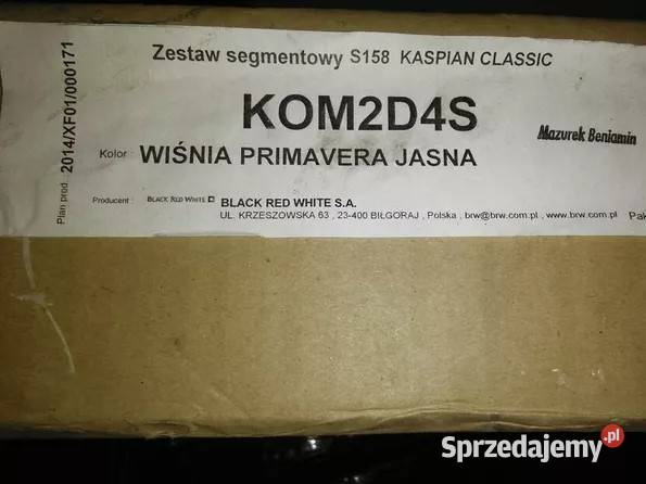 Komplet frontów do szuflad KOM2D4S Kaspian Classic