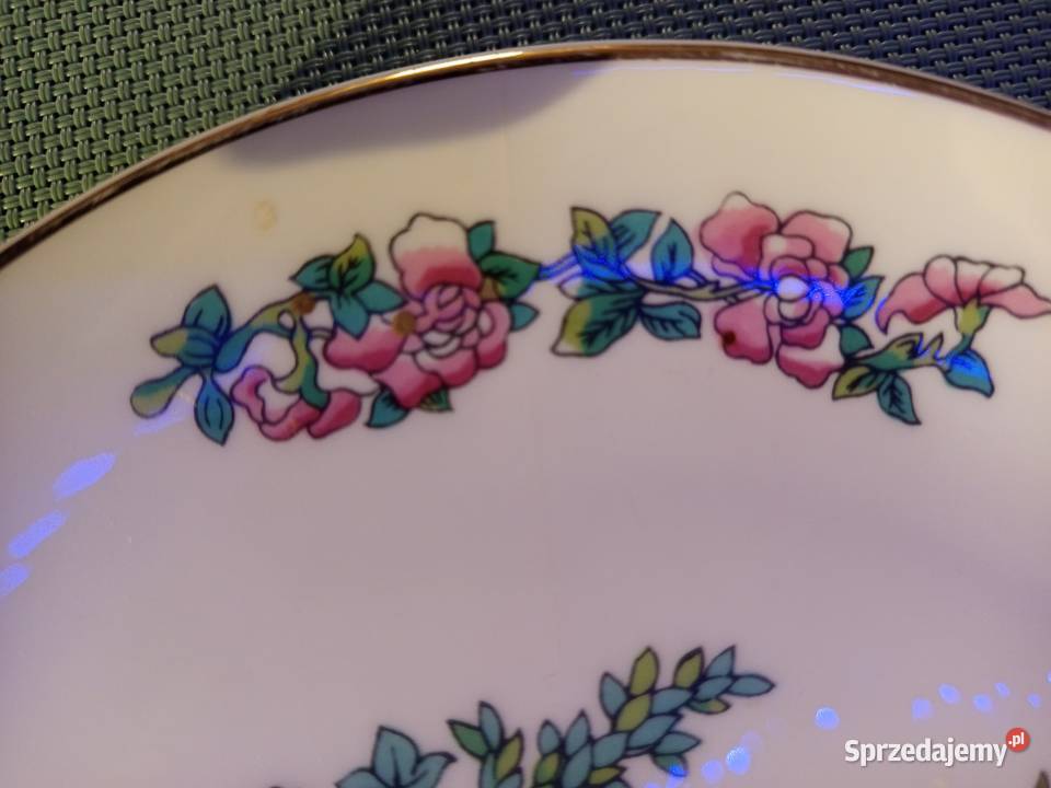 Zabytkowy talerz z chinskiej delikatnej mazowieckie Warszawa