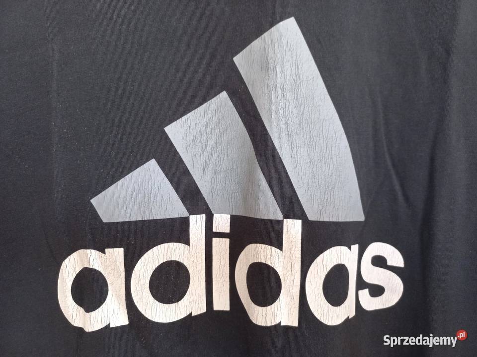 tshirt Adidas czarny r LXL bawełna 100 Unisex
