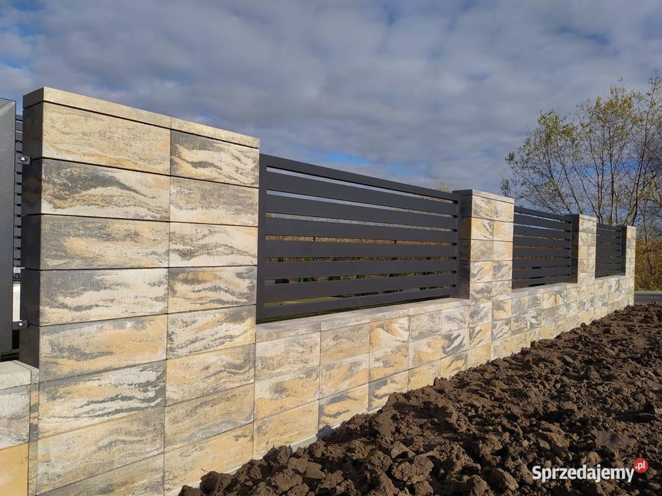 Panele ogrodzeniowe fi 40 x 123 x 3 V Brązowy Sokołów Małopolski