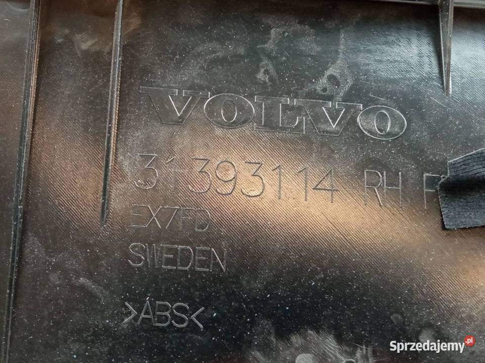 TAPICERKA BOCZEK PRAWY PRZÓD PASAŻERA EU Volvo