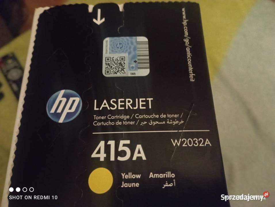 Toner HP żółty nowy Liczba rdzeni procesora 1 Łódź