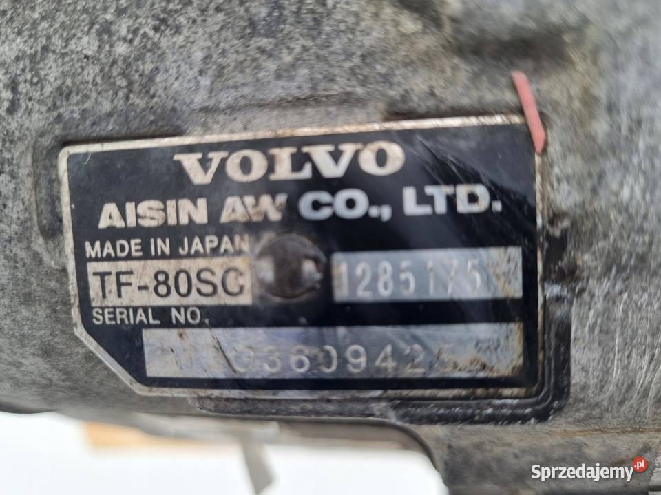 AUTOMATYCZNA SKRZYNIA BIEGÓW Volvo XC60 20 D D3 lubelskie Rudka sprzedam