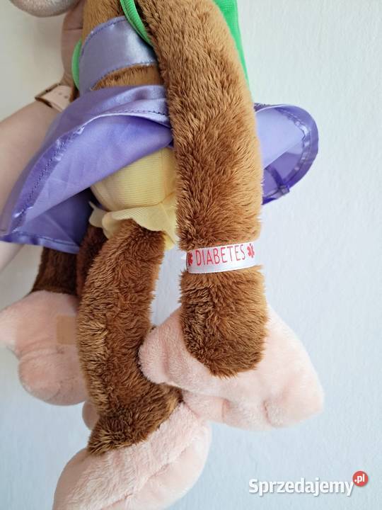 Małpka Lilly Diabetes z akcesoriami Łódź sprzedam