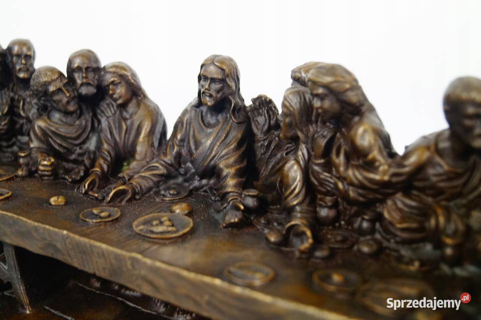 OSTATNIA WIECZERZA figura z brązu rzeźba biblia Gizałki