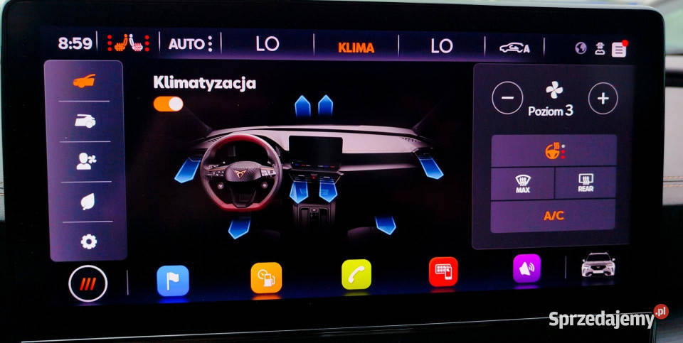 Cupra Formentor 20 TSI 310 VZ FV 23 światła przeciwmgielne Dąbrowa Górnicza